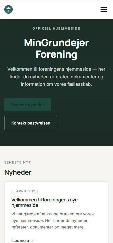 MinGrundejer mobil visning